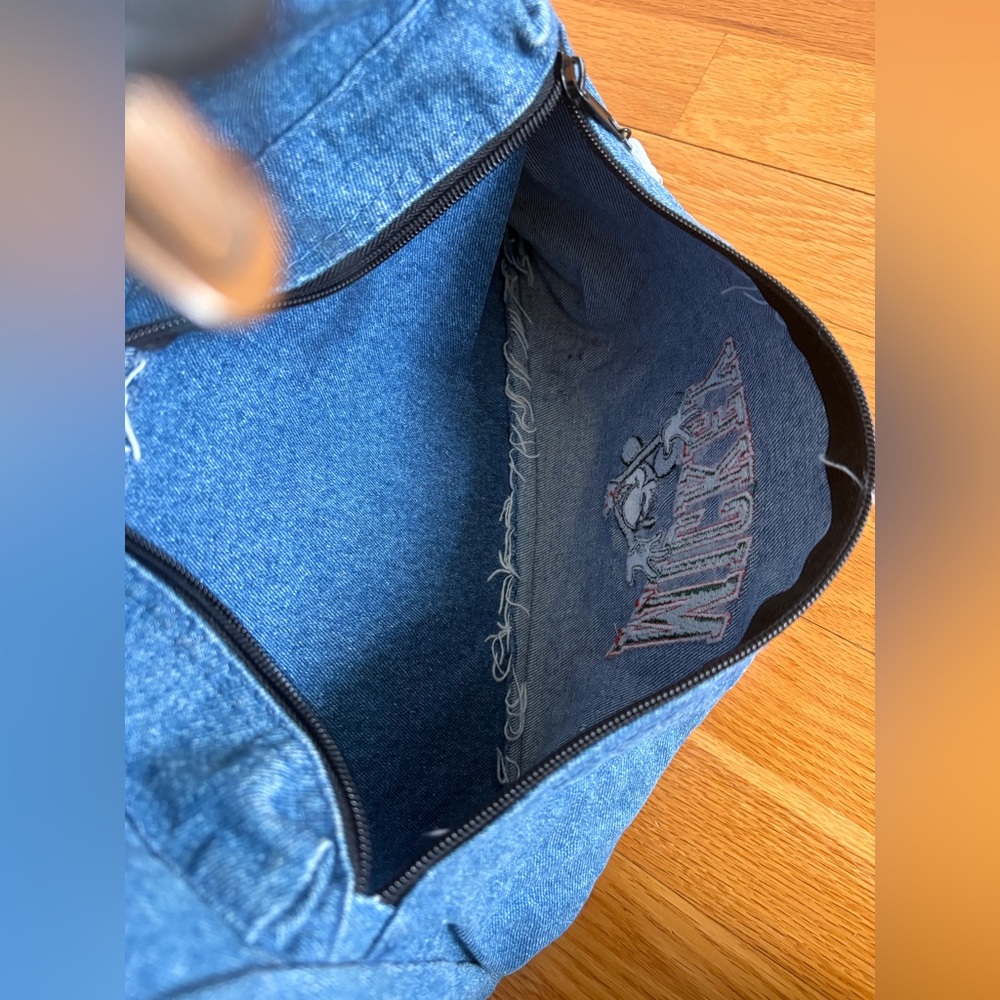 Vintage Mickey Mouse Denim Back Pack - Picture 9 of 10